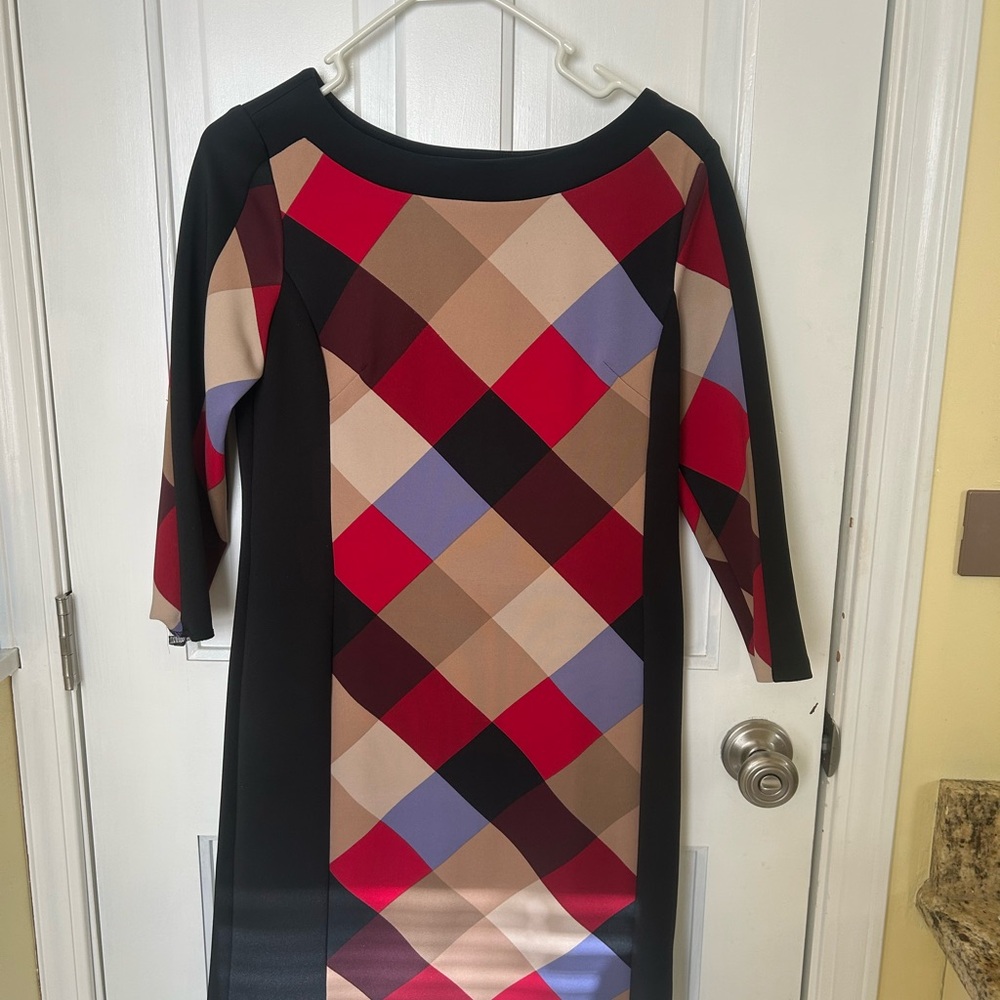 Stylish Women's Checkered Dress
